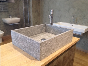 Sinks Carved Pietra Di Luserna Stone