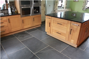 Mont Black Natural Cleft Gauged Slate Tiles