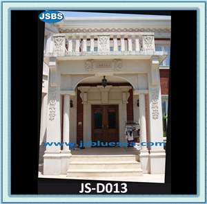 Kavala Semi White Marble Door Frame
