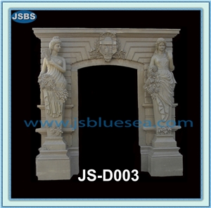 Kavala Semi White Marble Door Frame