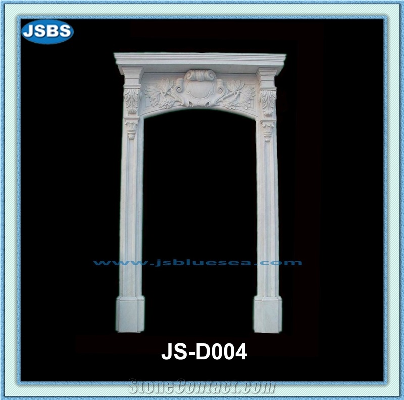 Kavala Semi White Marble Door Frame