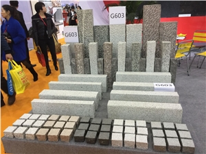 G603 Granite Kerbstone/China Grey Granite Curbs/China Bianco Sardo White Kerb Stone