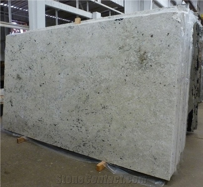 Colonial White Granite Slabs, India White Granite