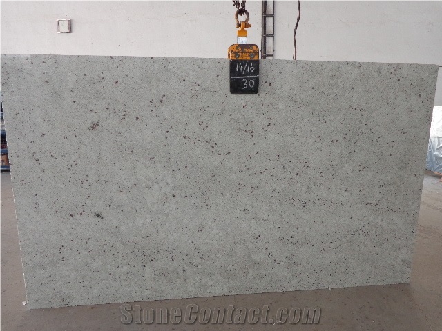 Colonial White Granite Slabs, India White Granite
