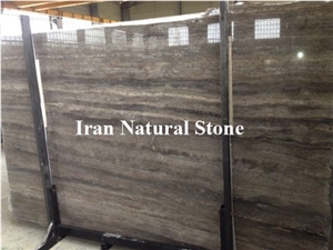 Silver Travertine Blocks, Grey Iran Travertine Blocks