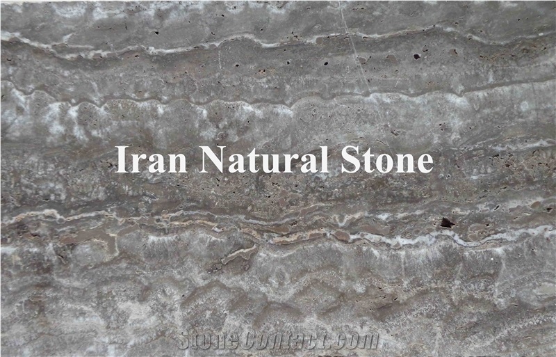 Silver Travertine Blocks, Grey Iran Travertine Blocks