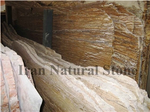 Walnut Travertine Block
