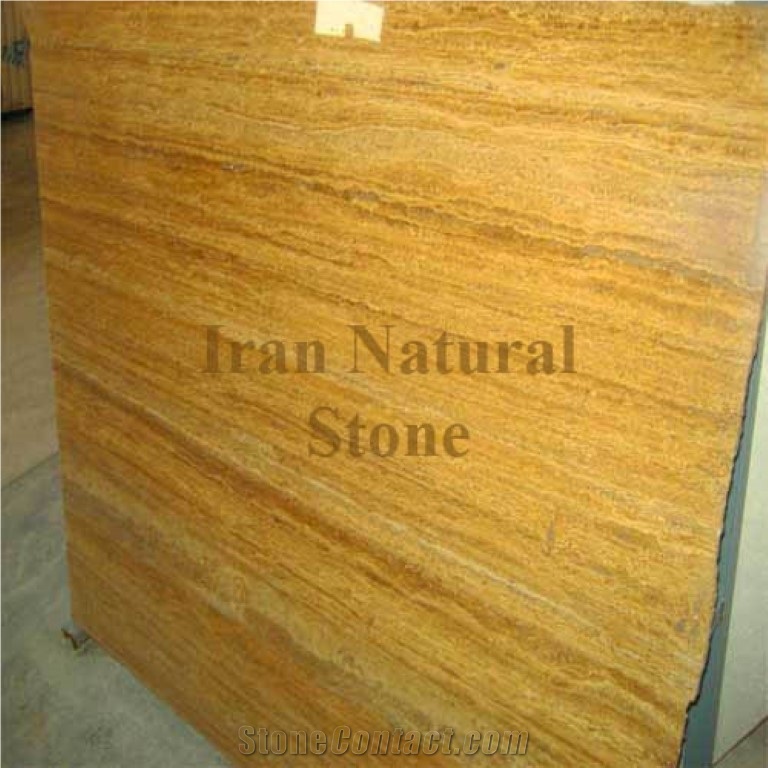 Yellow Travertine Block, Yellow Travertine Blocks Of Iran