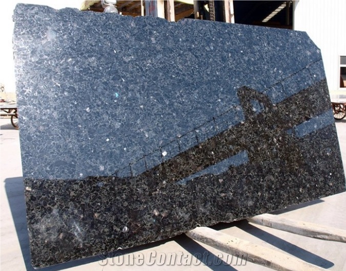 Granite Slabs from Labradorite Volga Blue , Volga Blue Extra , Extra Blue Ukraine , Galactic Blue , Blue Volga (Black Sea)
