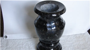 Memorial Vases from Labradorite Volga Blue, Volga Blue Extra, Extra Blue Ukraine, Galactic Blue, Blue Volga (Black Sea)