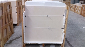 Fine Grain Camel White Limestone Tiles & Slabs, Polished Limestone Floor Covering Tiles, Walling Tiles