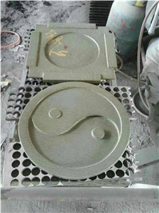 Green Marble Teaboard,Green Artwork,Green Carving,China Green Marble