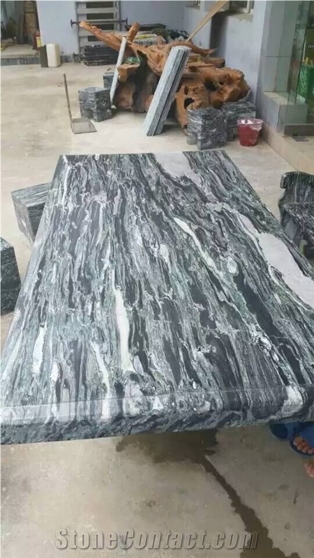Multicolor Green Granite,Sea Wave Green,Ocean Wave Green Granite,Tiles & Slabs,China Green Granite