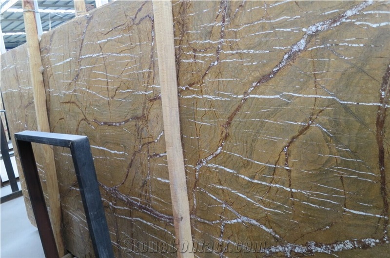 Rainforest Gold Marble,Tropical Rain Forest,Gold Marble,Yellow Marble,Tile & Slabs,India Marble
