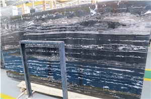 Silver Dragon Marble,White & Black Vein Marble,Tile & Slabs,China Marble