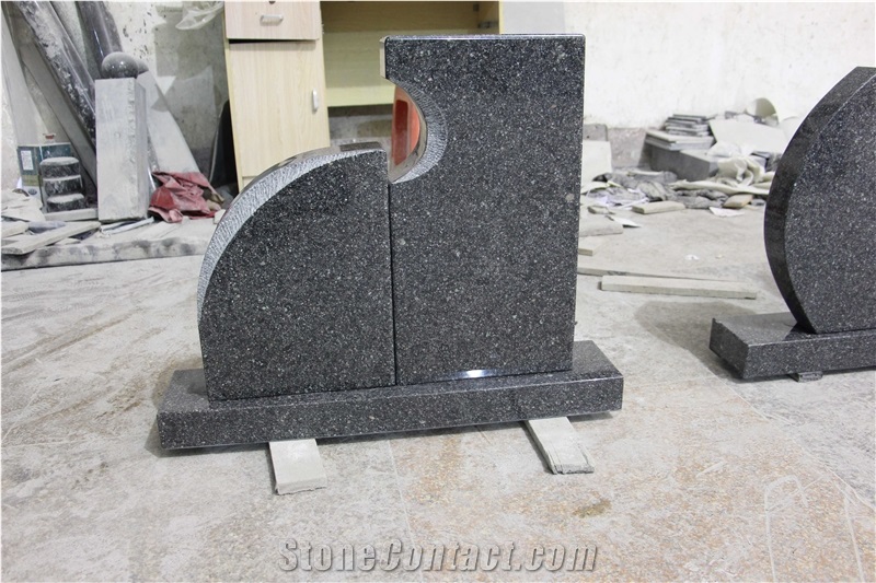 Youxi Dark Green Granite/Porphyry, Tombstone & Monument, Gravestone & Headstone,China Dark Green,Grey Porphyry