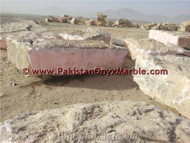 Pink Onyx Blocks, Afghanistan Pink Onyx