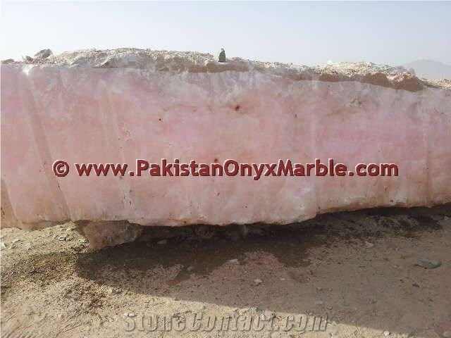 Pink Onyx Blocks, Afghanistan Pink Onyx