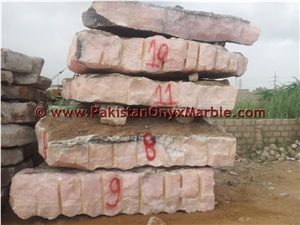 Pink Onyx Blocks, Afghanistan Pink Onyx