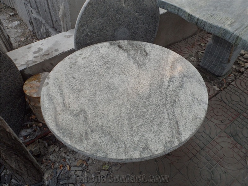 Olive Green Granite Garden Table