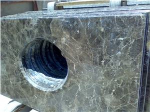 Dark Emperador Marble Granite Kitchen and Bathroom Countertops, Dark Emperador Marble Slabs for Brown Marble Countertops,Dark Emperador Vanitytop