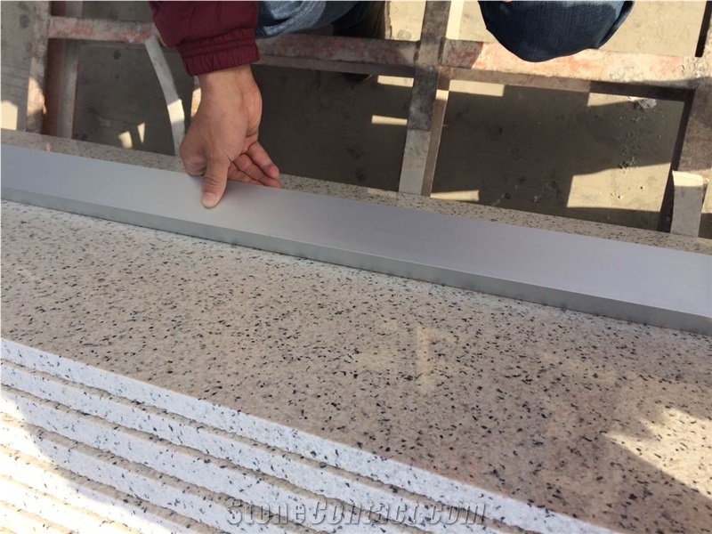 Bianco Romano Granite Solid Slabs Polished,Machine Cutting Tiles Interior Floor Stepping