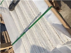 Bianco Romano Granite Solid Slabs Polished,Machine Cutting Tiles Interior Floor Stepping