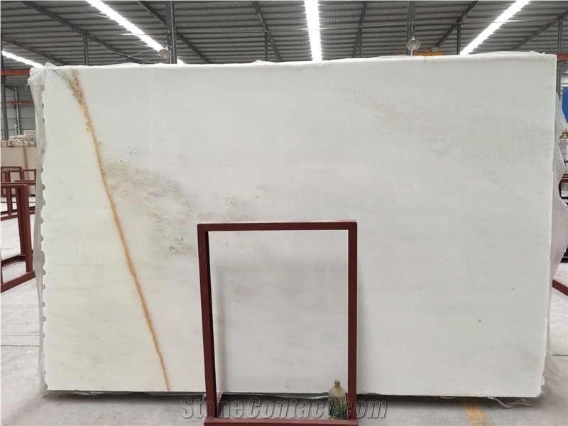 Greece Polaris White Star Marble Tiles High Polished,Machine Cutting Slabs for Bathroom Floor Paving