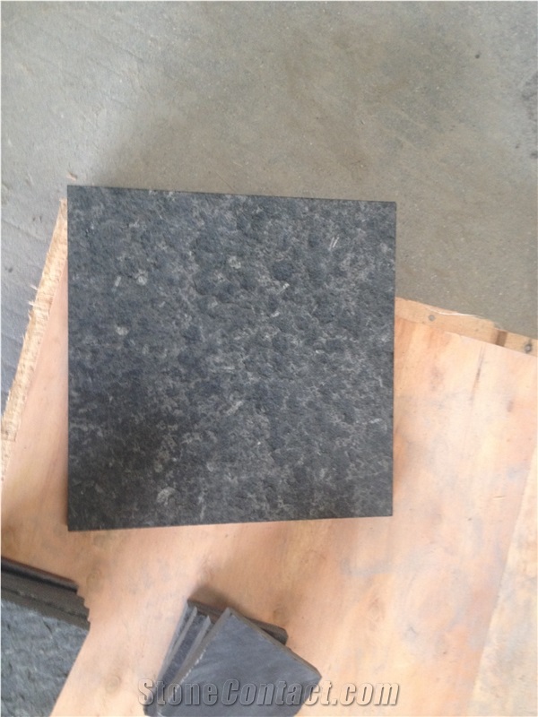 New G684 Black Basalt Cheaper Than Old G684,Fuding Black Basalt Slabs Machine Cut Tiles Panel for Floor Covering