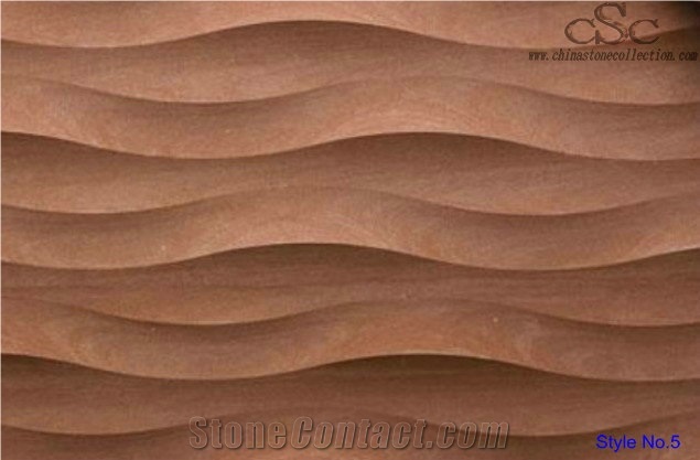 3d Cnc White Limestone Natural Stone Carving Walling