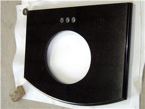 Black Granite Vanity Tops with Basin,Countertop,Bathroom Vanity Tops