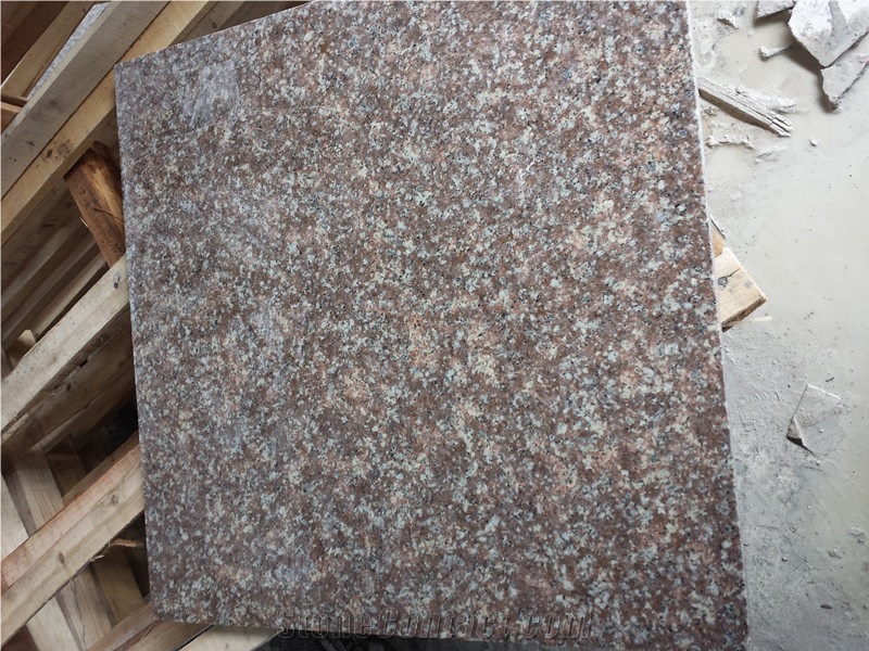 China Brown Red Granite G687 Peach Blossom Red,Red Peach ,Wall & Floor Covering,Tiles, Cut to Size,Polished Surface