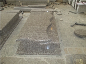 Cheapest Price G664 Granite Poland Tombstone, Pink Granite Monument