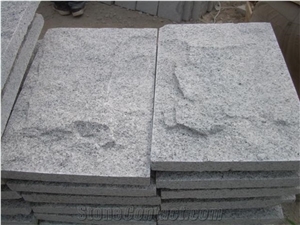 China Quarry Stone Factory Directely Light Grey Granite G603 Mushroom Treatment Wall Cladding,Floor Tiles Natural Decorative White Building Material