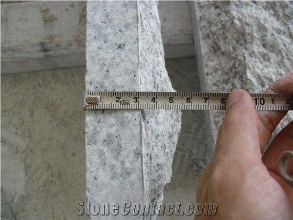 China Quarry Stone Factory Directely Light Grey Granite G603 Mushroom Treatment Wall Cladding,Floor Tiles Natural Decorative White Building Material