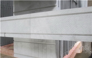 Chinese Cheap Popular Black Basalt Hainan Andesite Grey Lava Stone Machine Cut Slabs & Tiles for Floor Covering, with Anti Slip Grooves, Natural Building Stone Outdoor Exterior Decoration, Quarry Own