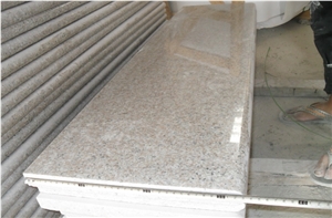 G681 Chinese Pink & Yellow Granite Stairs & Steps