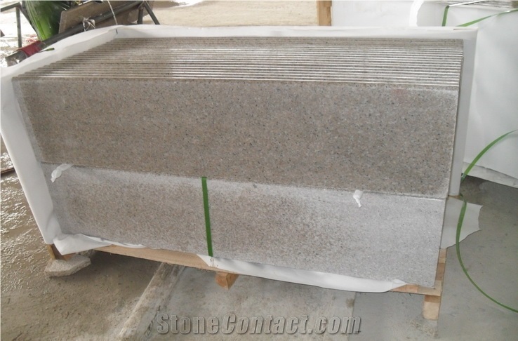 G681 Chinese Pink & Yellow Granite Stairs & Steps