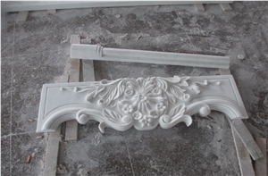 High Quality Chinese Marble Hunan White Marble Fireplace Surround