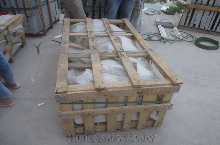 High Quality Chinese Marble Hunan White Marble Fireplace Surround