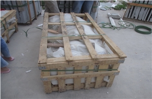 High Quality Chinese Marble Hunan White Marble Fireplace Surround