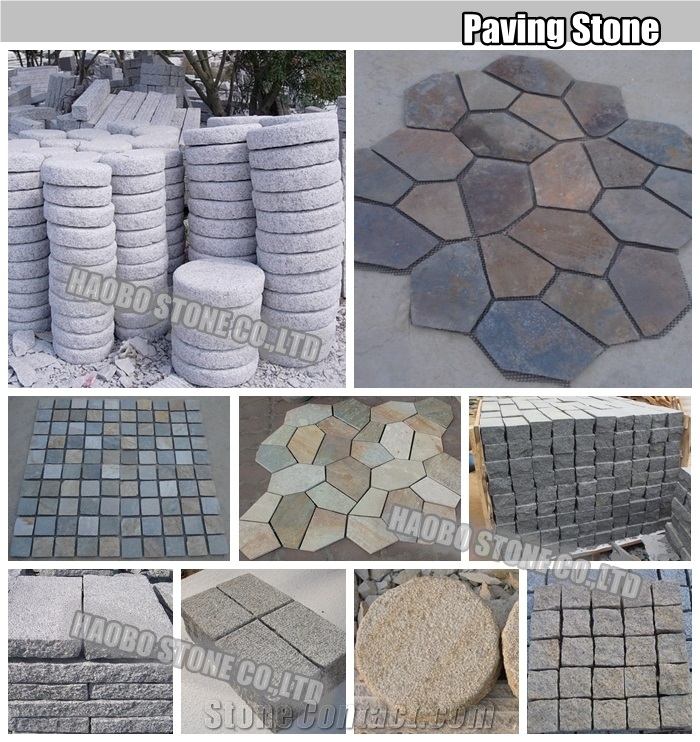 China Grey Granite G603,G602,G684,G664,G654 Paving Tiles