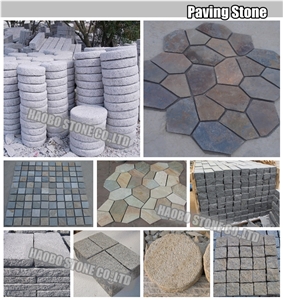 China Grey Granite G603,G602,G684,G664,G654 Paving Tiles