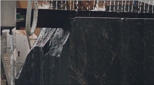 Atlantic Black Limestone Slabs & Tiles, Black Portugal Limestone