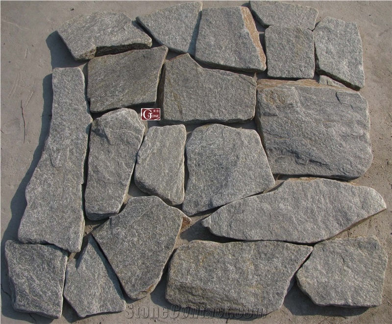 Green Quartzite Tumbled Flagstone