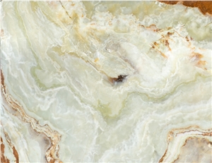 Bolagh Green Onyx Slabs & Tiles, Iran Green Onyx