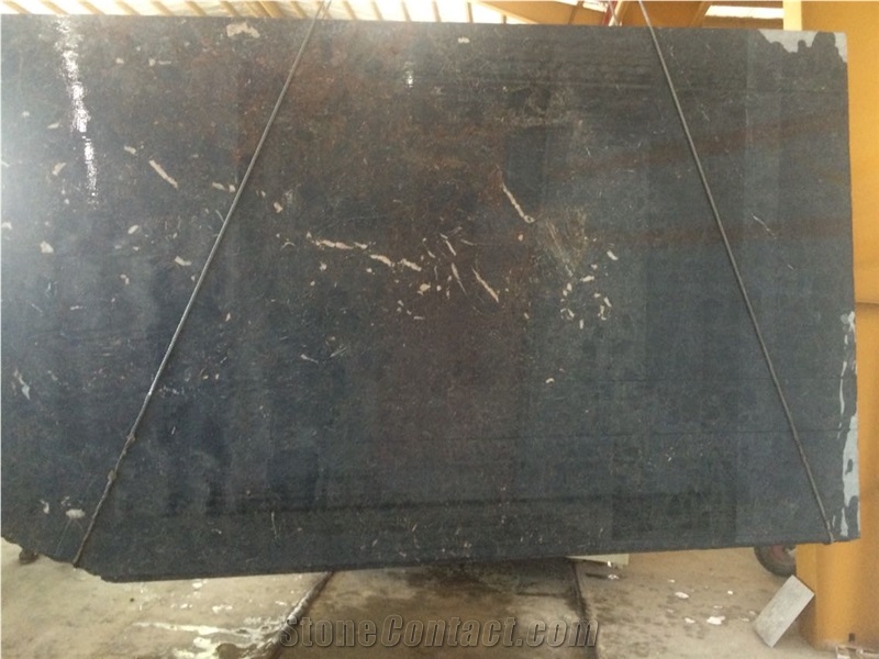 Golden Black Marble Blocks