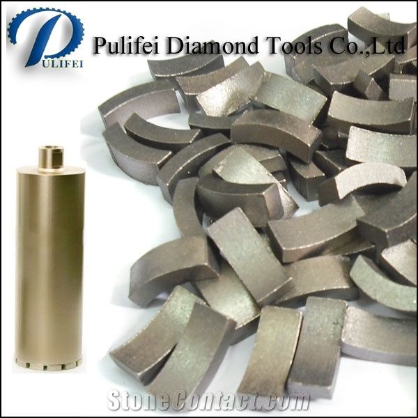 Concrete Drill Bit Diamond Segment for Core Bit Drilling for Reinforce Concrete Wet Cutting