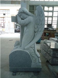 Figure Carving Human Memorial Sculptures, Western Figure, Granite Figure Statue