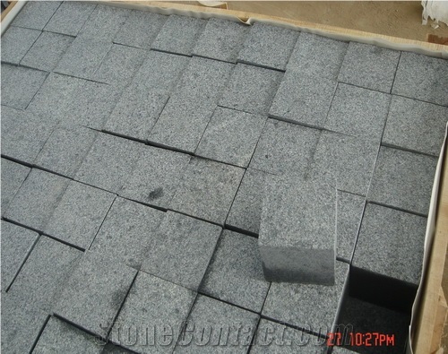 G684 Cobble Stone,China Black Basalt
